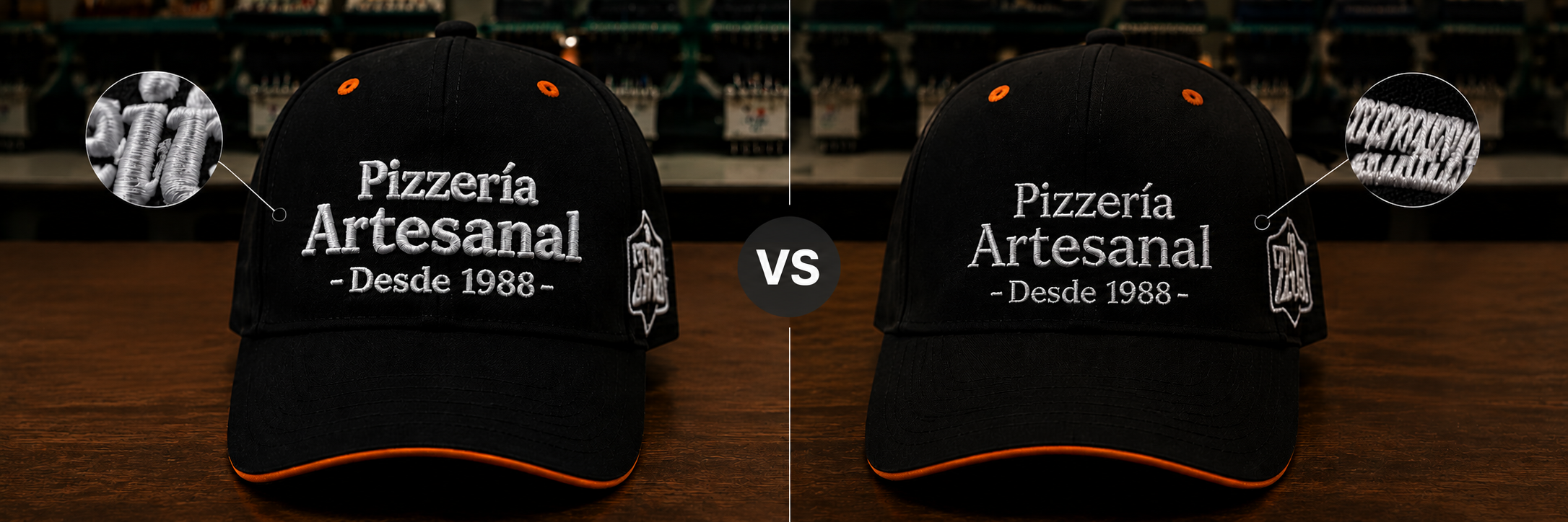 Gorras bordadas